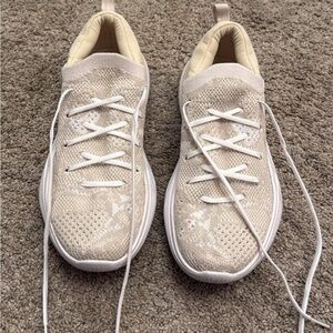 Sorel Cream Knit Sneakers